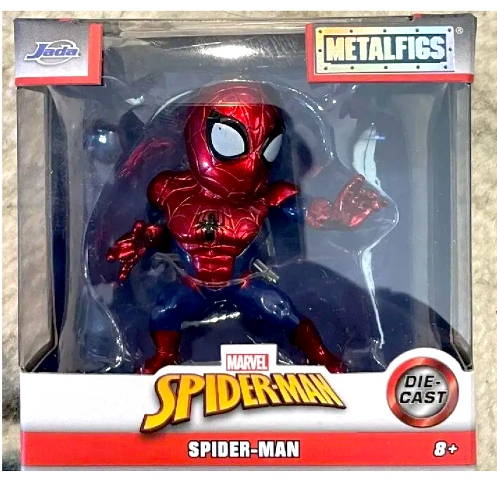 Jada Metalfigs Marvel Spider-Man Die-Cast Metal Action Figure 2.5”